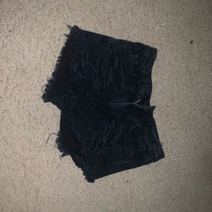 Ripped American Eagle shorts